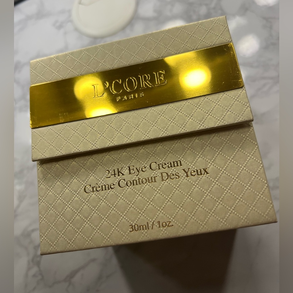 NWT - L'Core Paris 24K Gold Eye Cream